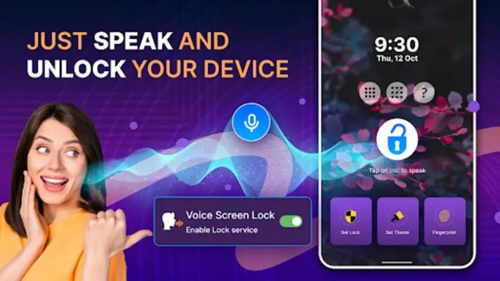 Voice Screen Lock android App screenshot 10