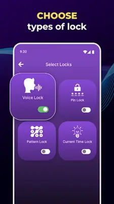 Voice Screen Lock android App screenshot 6